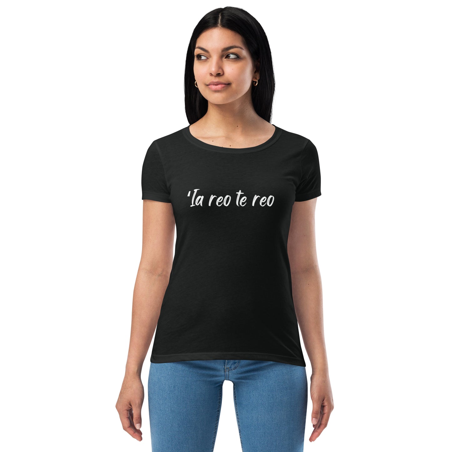 ʻIa reo te reo - Women’s fitted t-shirt